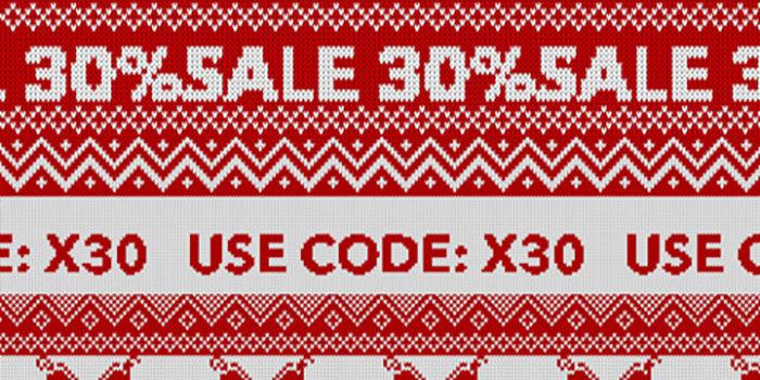 CHRISTMAS SALE - 30% ON ALMOST EVERYTHING! 